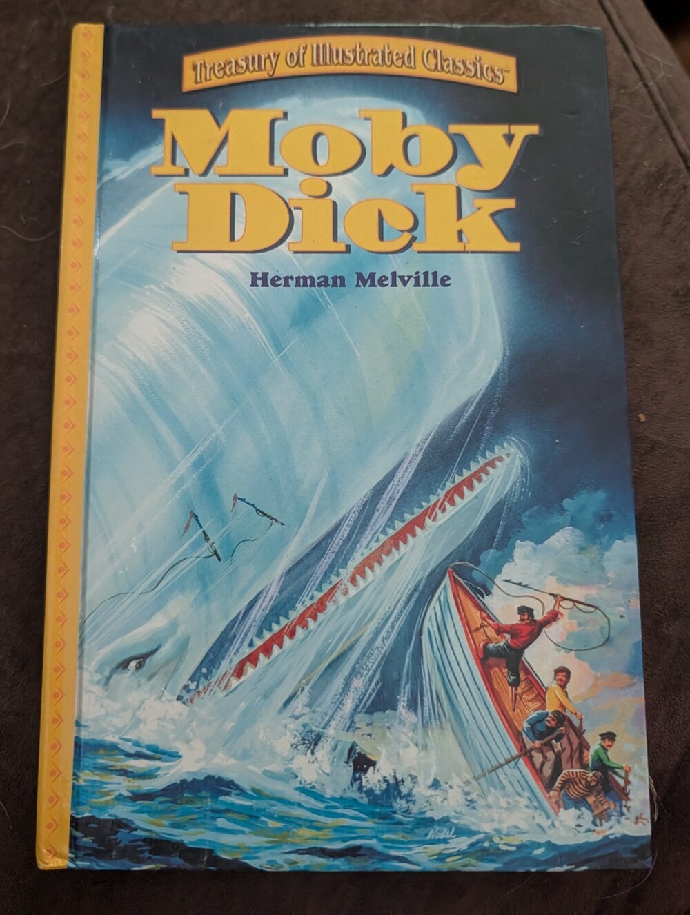Moby Dick Herman Melville Treasury of Illustrated Classics Hardcover Children’s